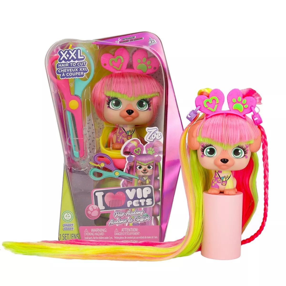 Imc Toys I Love VIP Pets - Hair Academy kutya figura - Zoe (IMC715318)