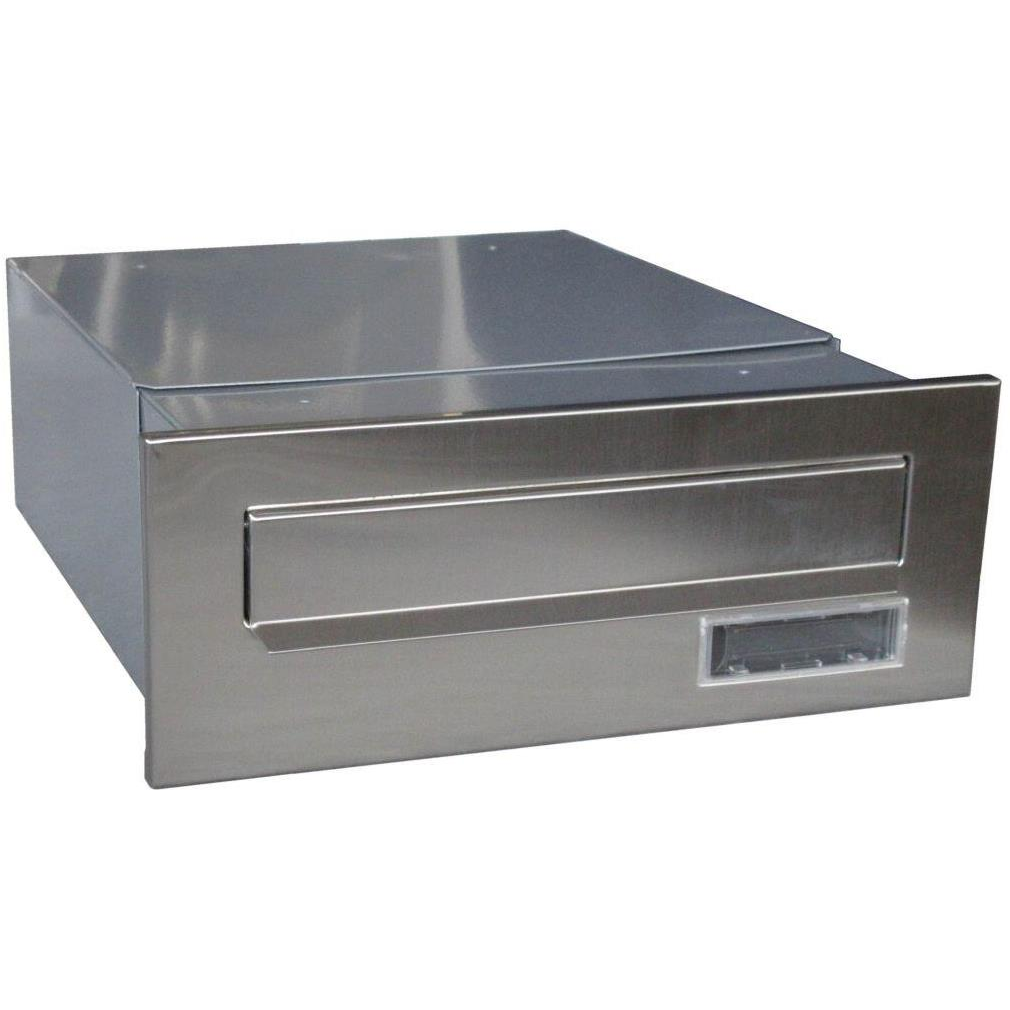 M.A.T. Group falba építhető postaláda, 32-54 × 25 × 11 cm, rozsdamentes acél, szürke (523923)