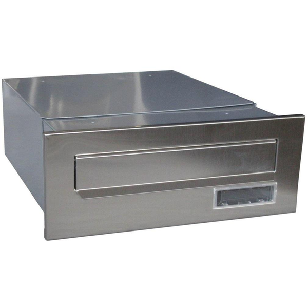 M.A.T. Group falba építhető postaláda, 32-54 × 25 × 11 cm, rozsdamentes acél, szürke