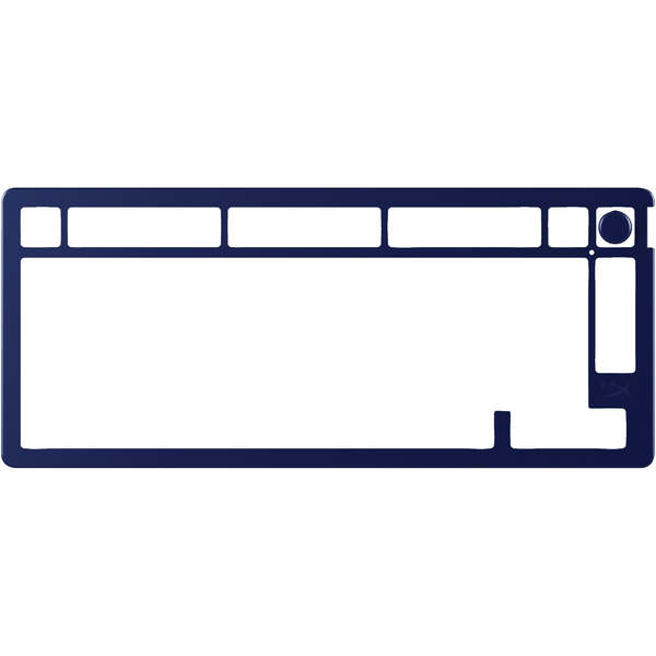 HyperX Alloy Rise 75 Top Plate - Navy Blue Toetsenbord bovenframe