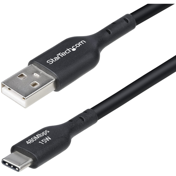 StarTech.com USB2AC4MBKE USB-kabel USB 2.0 4 m USB A USB C 0,48 Gbit/sek. Sort