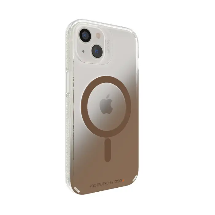 Gear4 Milan Snap Apple iPhone 13 Ütésálló Tok - Aranybarna (702008219)