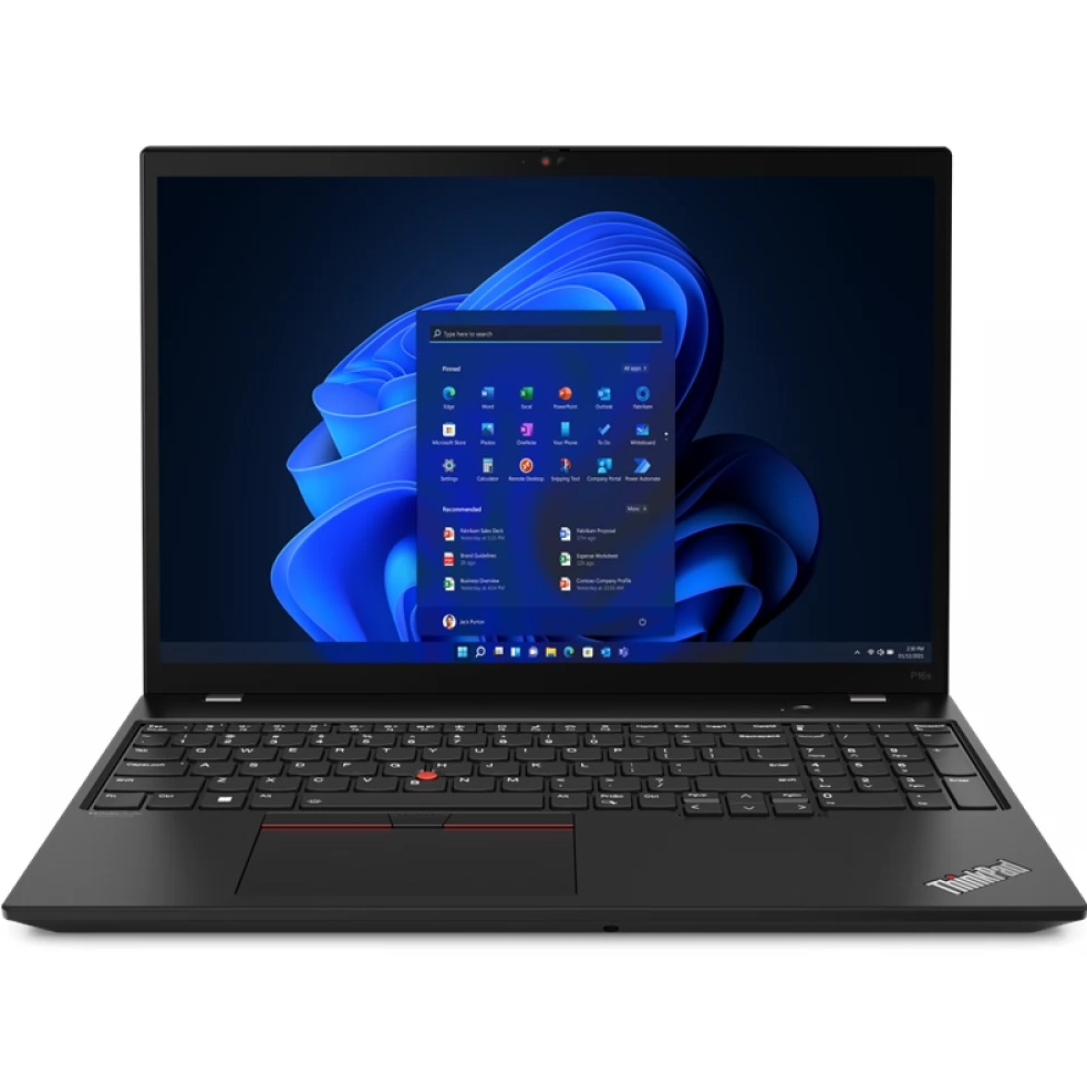 Lenovo ThinkPad P16s G2 Notebook Fekete (16