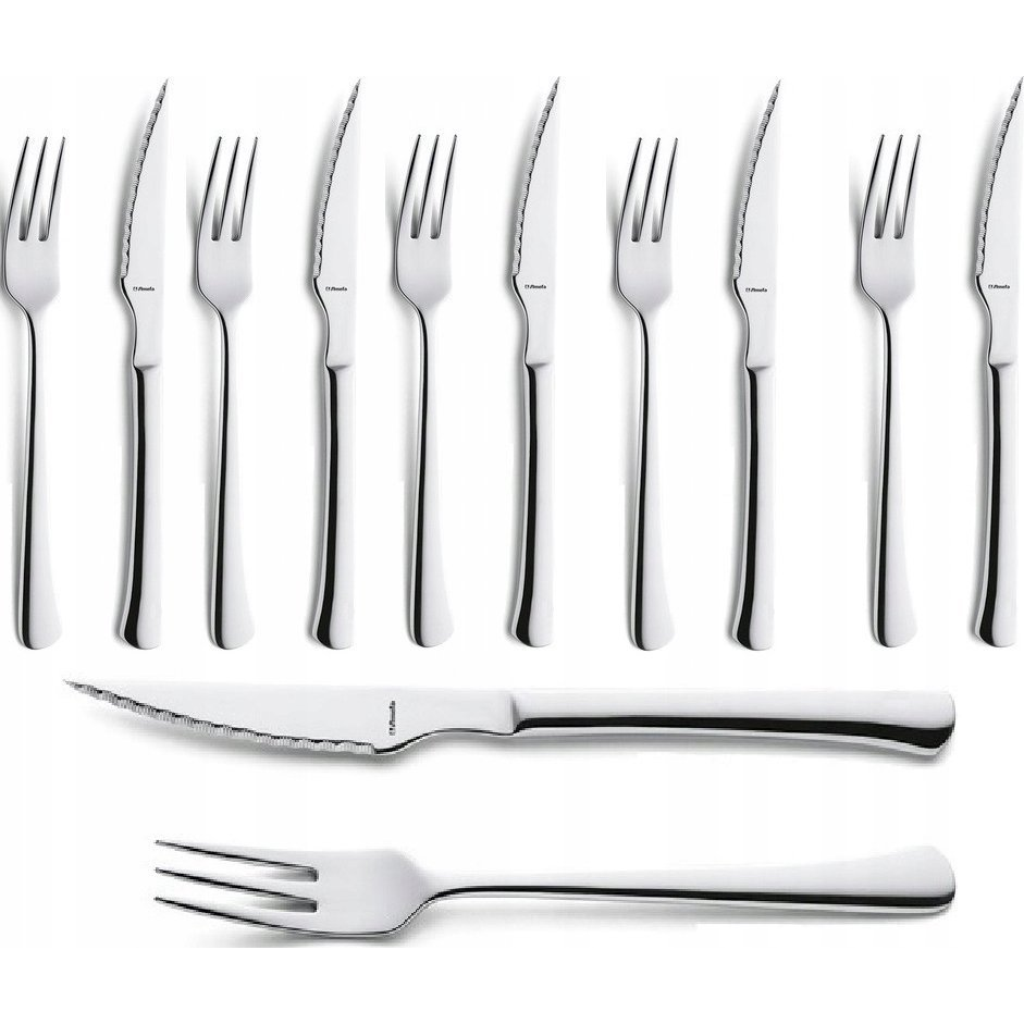 Steak Kés + Villa 12 Db-os Szett Ablakos Kartonban - Chuletero 408-00674 (703800Z300B21)