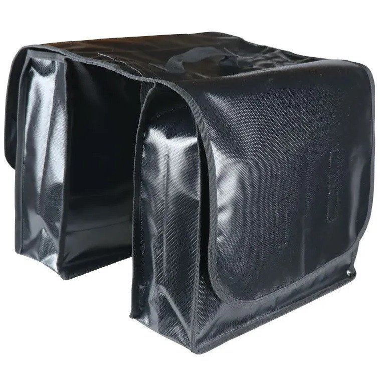 Univerzális, kerékpáros / biciklis tartó, táska, csomagtartóra szerelhető, vízálló, FSBFB-204, fekete (TS12313)