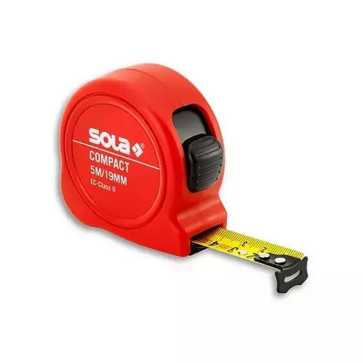 Tape measure SOLA Compact, 5 x 19 mm