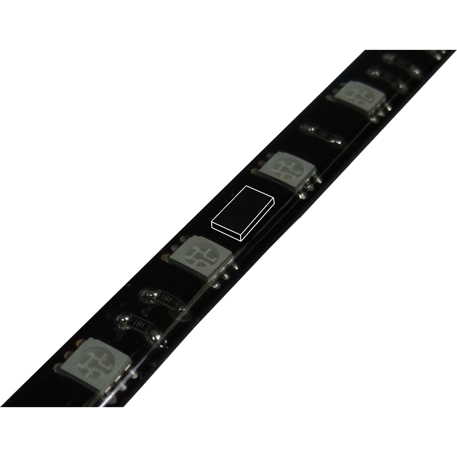 BITFENIX Alchemy 2.0 Magnetic LED-Strip 60cm, 30 LED - piros (BFA-MAG-60RK30-RP)