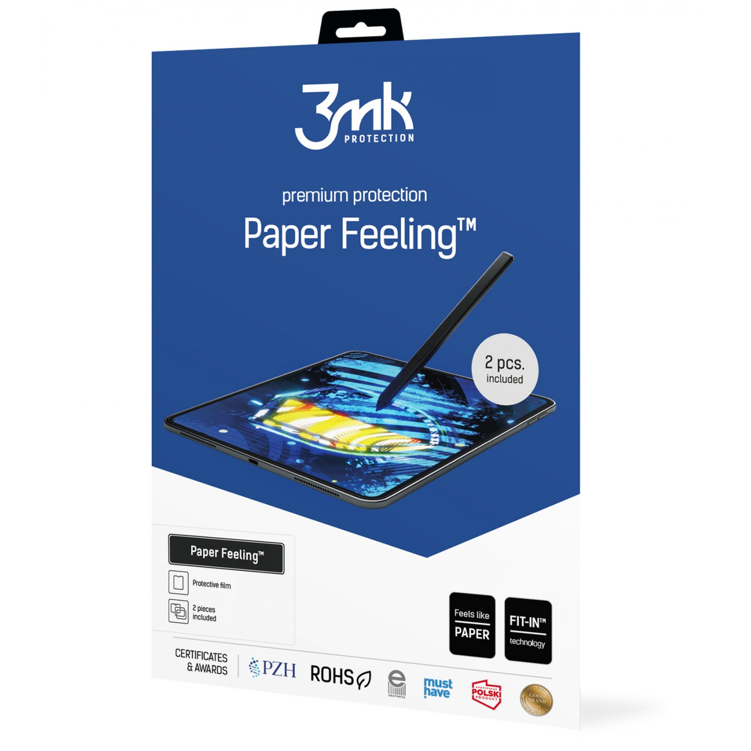 3mk Paper Feeling Apple iPad Air 2020/2022 11" kijelzővédő fólia (2db/csomag) (5903108454797)