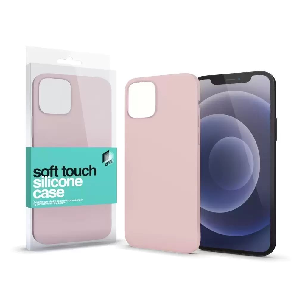 Xpro Soft Touch Silicone Case Apple iPhone 14 Plus tok pink (126824) (XP126824)