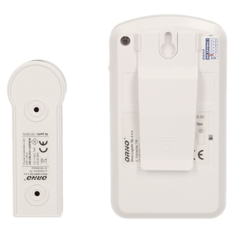 Vezeték Nélküli Csengő DISCO DC, Elemes, Tanuló Rendszer, 1 Hang, 70m (OR-DB-KH-122)