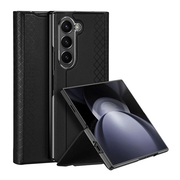 Puzdro s flipom Dux Ducis pre Samsung Galaxy Z Fold6, čierne