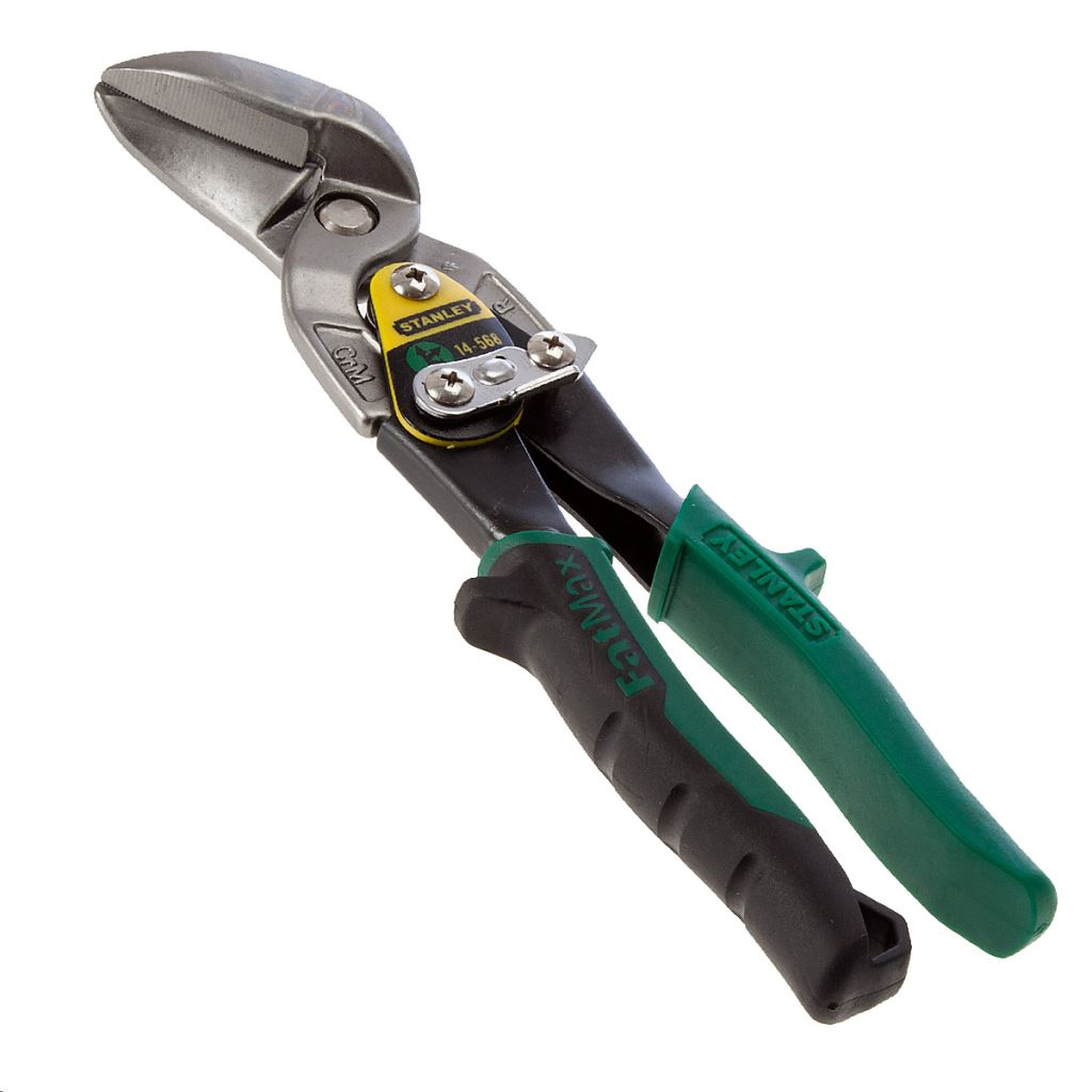 Stanley 2-14-568 FatMax áttételes lemezolló hajlított, jobbos (2-14-568)