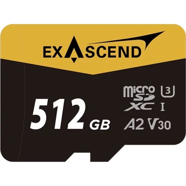 Karta ExAscend Catalyst MicroSDXC 512 GB UHS-I/U3 A2 V30 (EX512GUSDU1-AD)