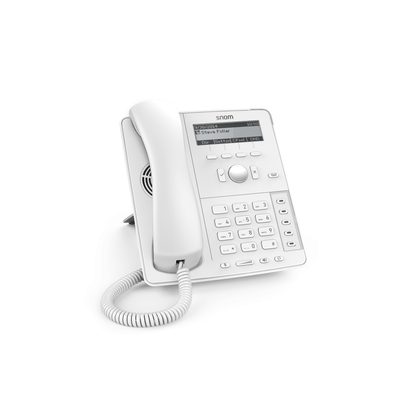Snom D715 Voip asztali telefon - Fehér (4381)
