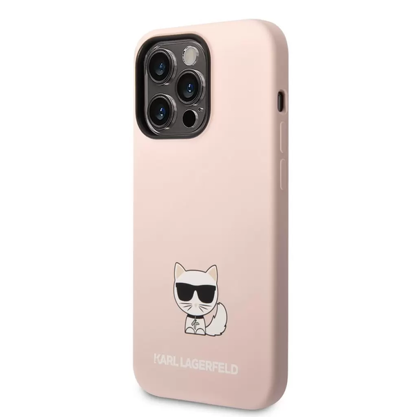 Karl Lagerfeld tok pink (KLHCP14XSLCTPI) Apple iPhone 14 Pro Max készülékhez