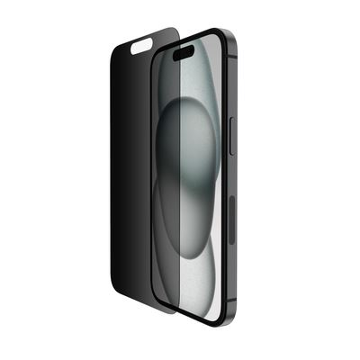 Защитно фолио за екран, Belkin, ScreenForce, Secure glass, за iPhone 15/iPhone 14 Pro, прозрачно