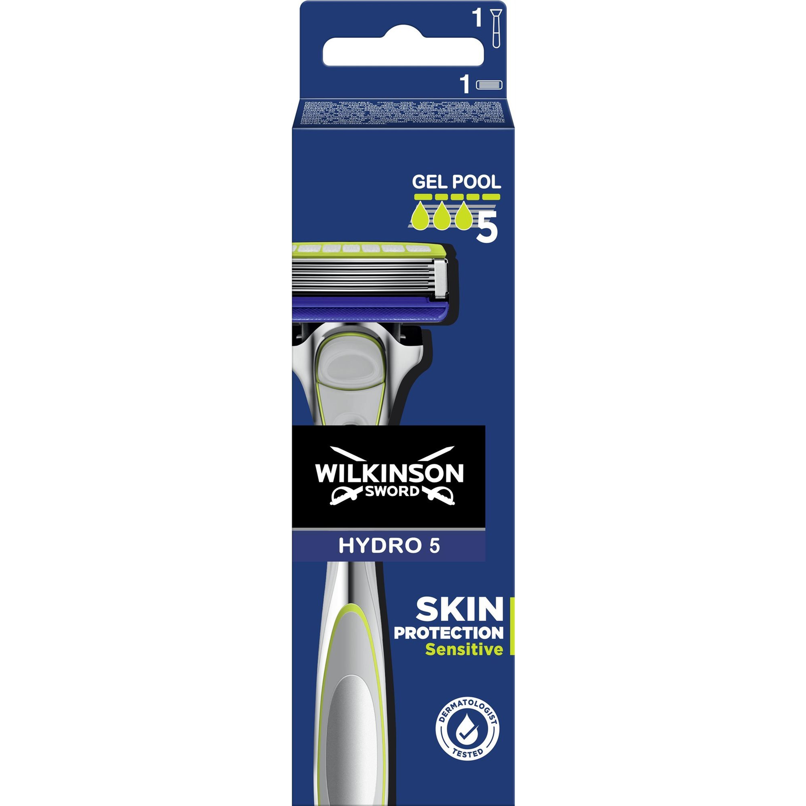 WILKINSON Hydro 5 Skin Protection Sensitive + 1 db betét (4027800438938)