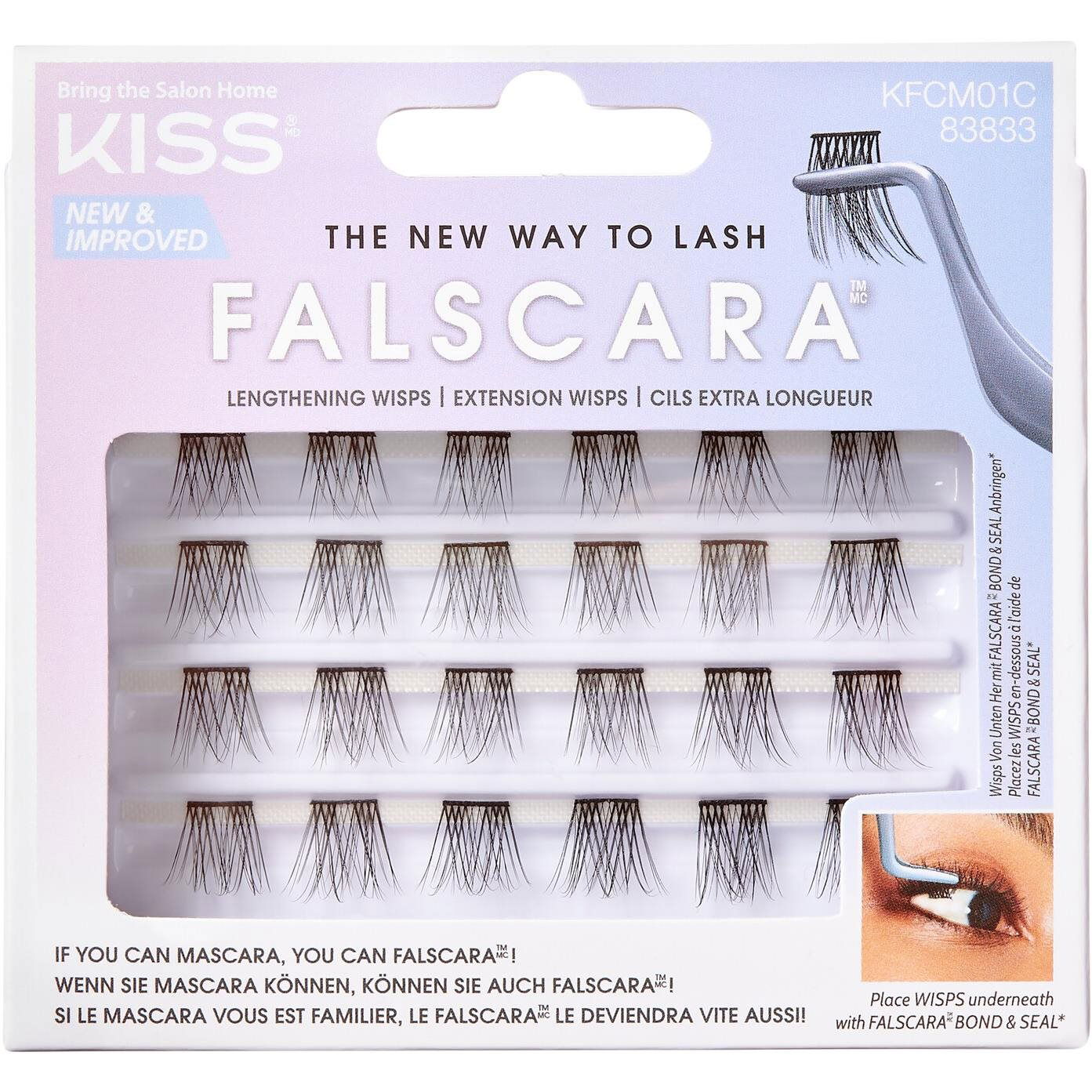 KISS Falscara Eyelash - Wisp Multi 01 (731509838336)