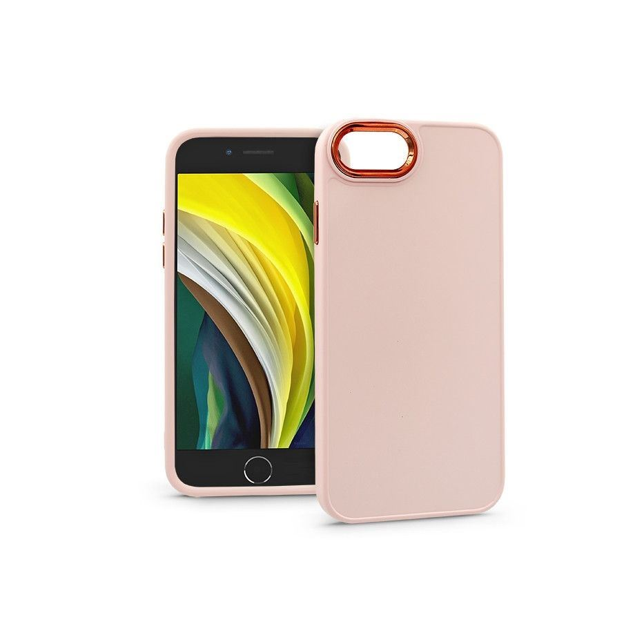 Haffner iPhone 7/8/SE 2020/SE 2022 szilikon hátlap pink (PT-6699) (PT6699)