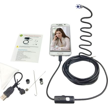 Xrec endoskop, kamera inspekcyjna do telefonu na android usb 3,5m 5.5mm (SB4615)