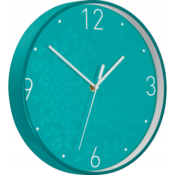 Leitz WOW Quartzové hodiny Kolo Modrá