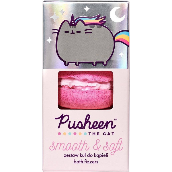 Pusheen Smooth & Soft Bath Fizzers kule do kąpieli 3x50g
