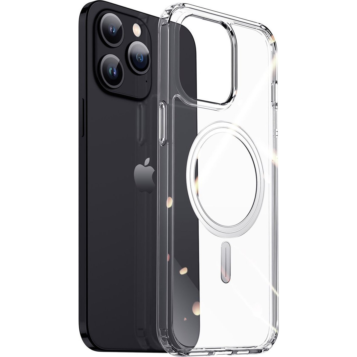 iPhone 15 Pro Max Dux Ducis Clin Szilikon Telefonvédő Ütésállóság, Magsafe, Átlátszó (DDS1749)