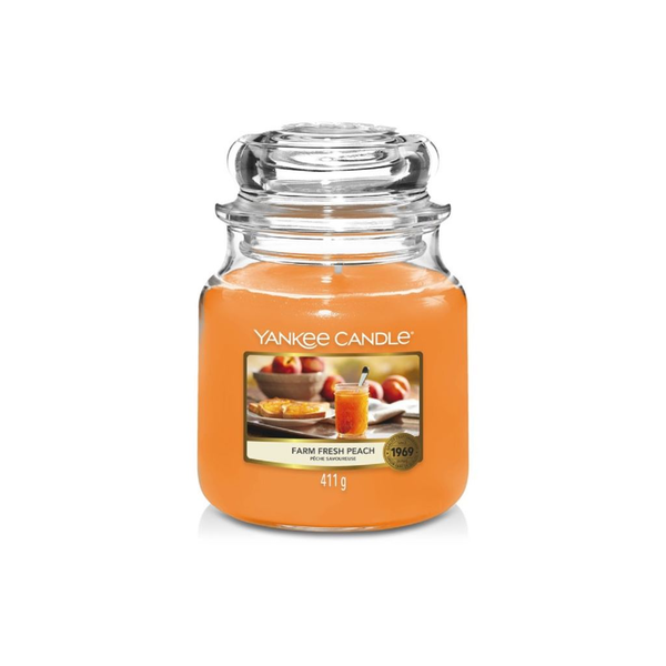 Yankee Candle arm Fresh Peach Classic Közepes gyertya (38233 )