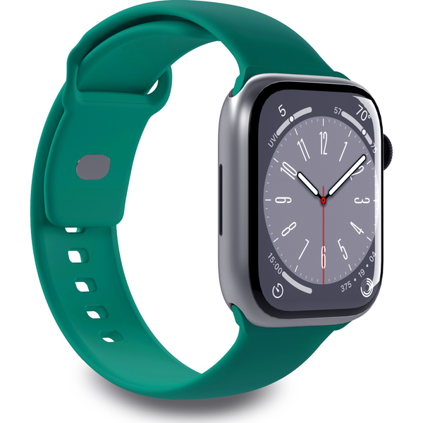 PURO ICON - Еластична каишка за смарт часовник за Apple Watch 38/40/41 mm (S/M & M/L) (Jade)