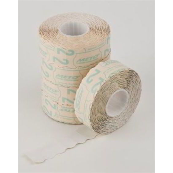 Meto Árazógépszalag 22x16 mm - Fehér (5 tekercs) (5998880320606)
