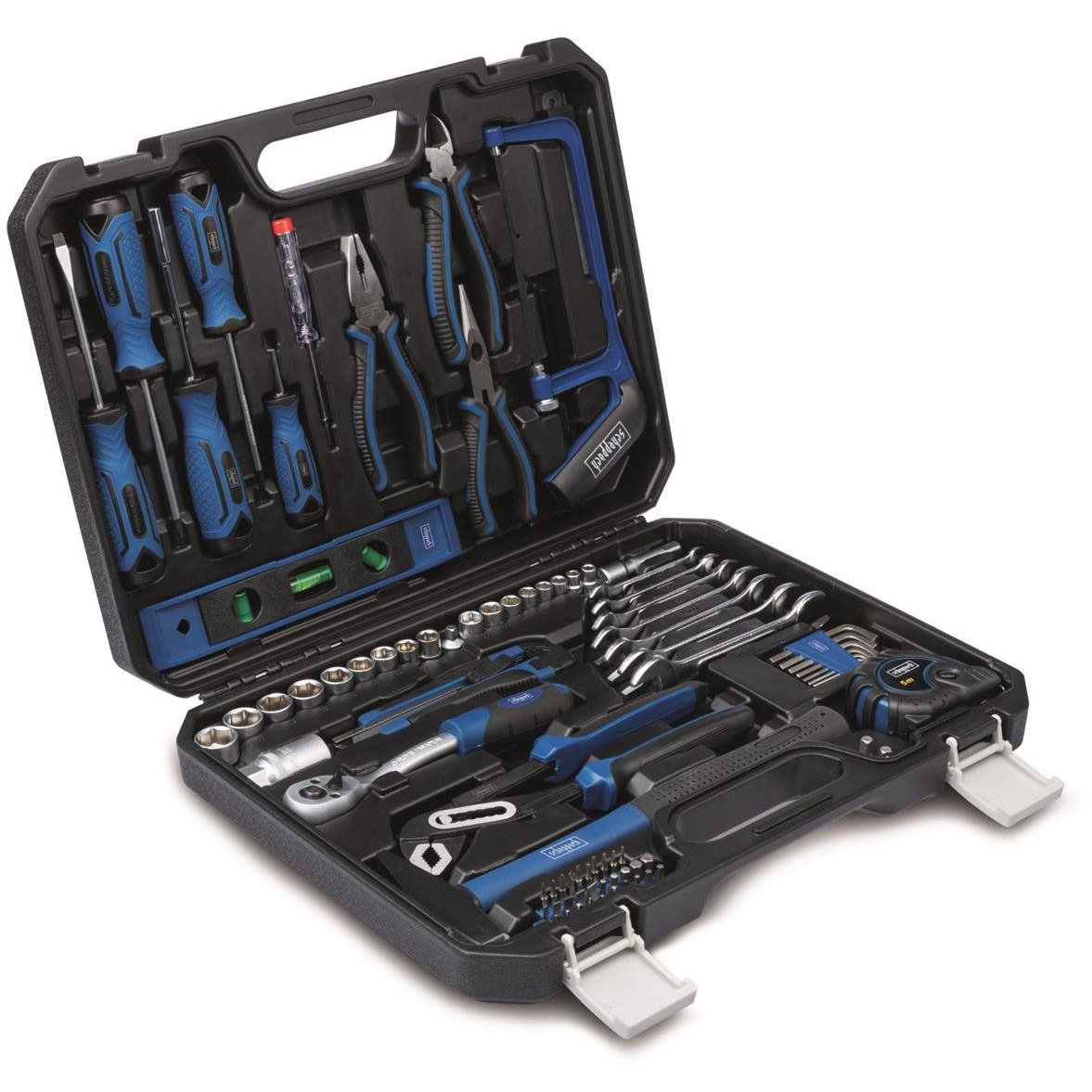 Scheppach WZK 120 szerszámkészlet műanyag kofferban, 97 db (5909334900)