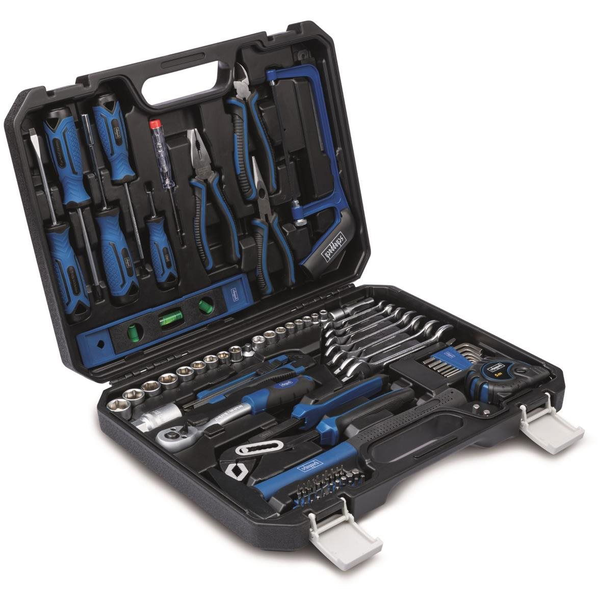 Scheppach WZK 120 szerszámkészlet műanyag kofferban, 97 db