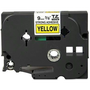 Brother Strong Adhesive Gloss Laminated Tape - 9mm, Black/Yellow етикетна лента TZ