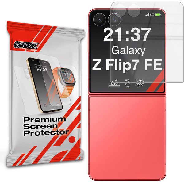 Szkło hybrydowe GrizzGlass HybridGlass do Samsung Galaxy Z Flip7 FE