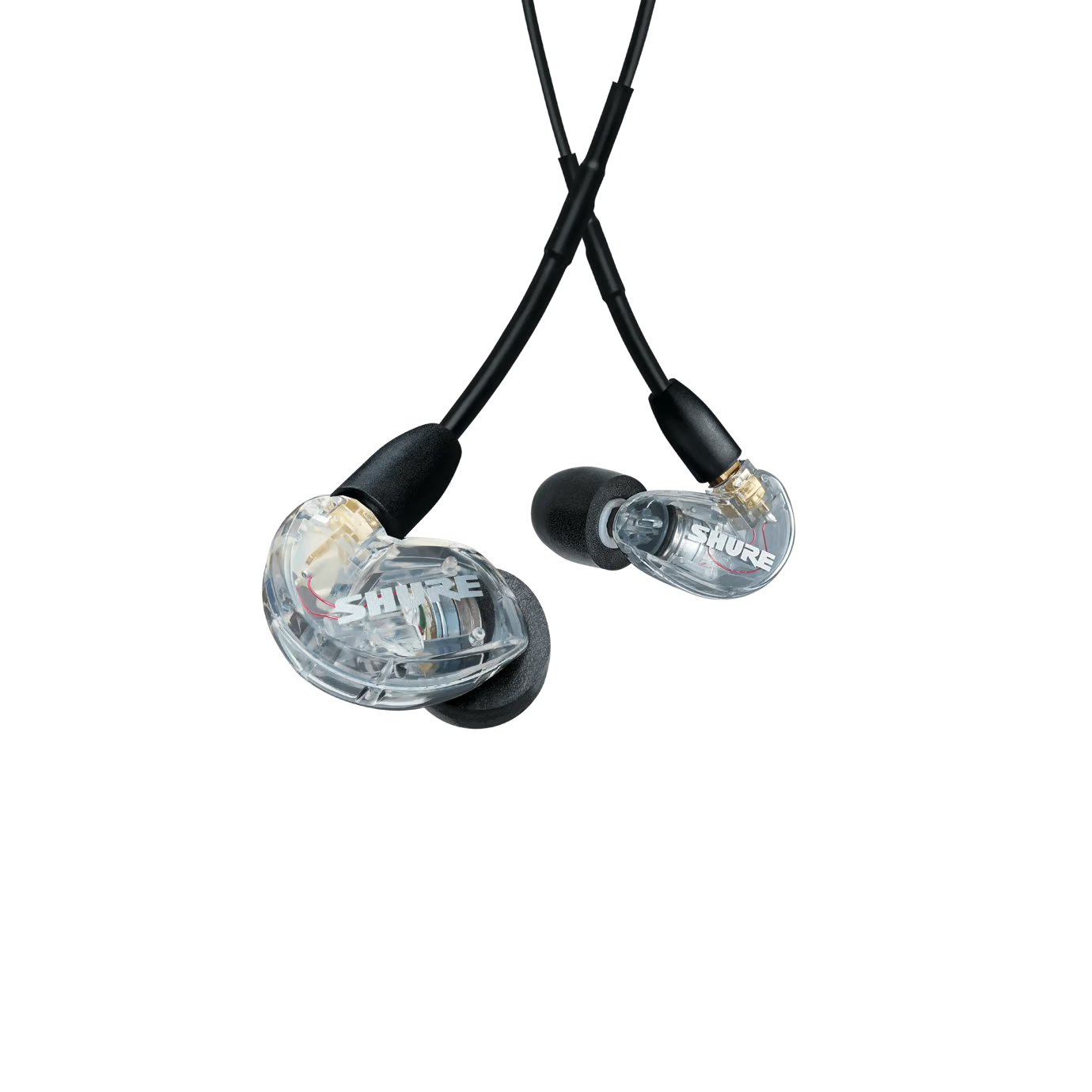 Слушалки Shure SE215DYCL+UNI-EFS — 010-21-130, прозрачни