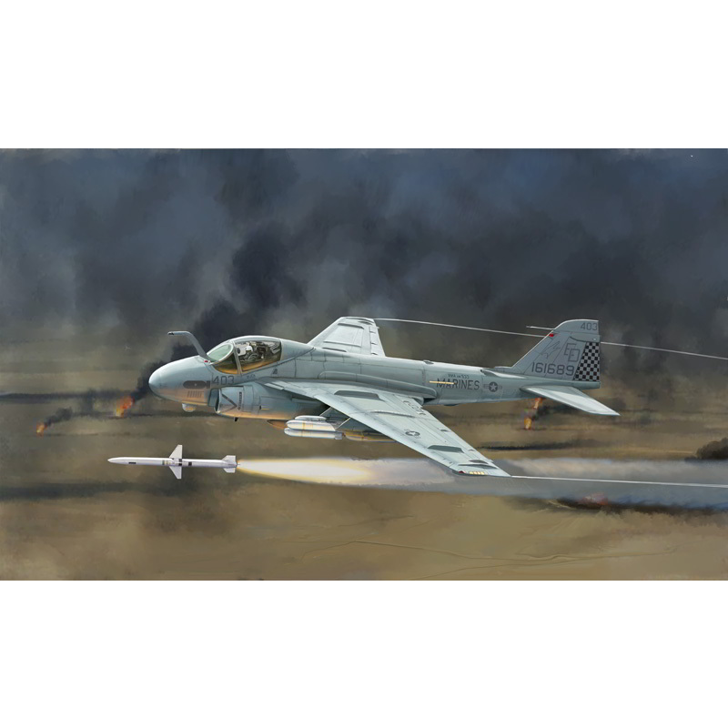 Italeri A-6E Tram Intruder repülőgép műanyag modell (1:72) (1392)