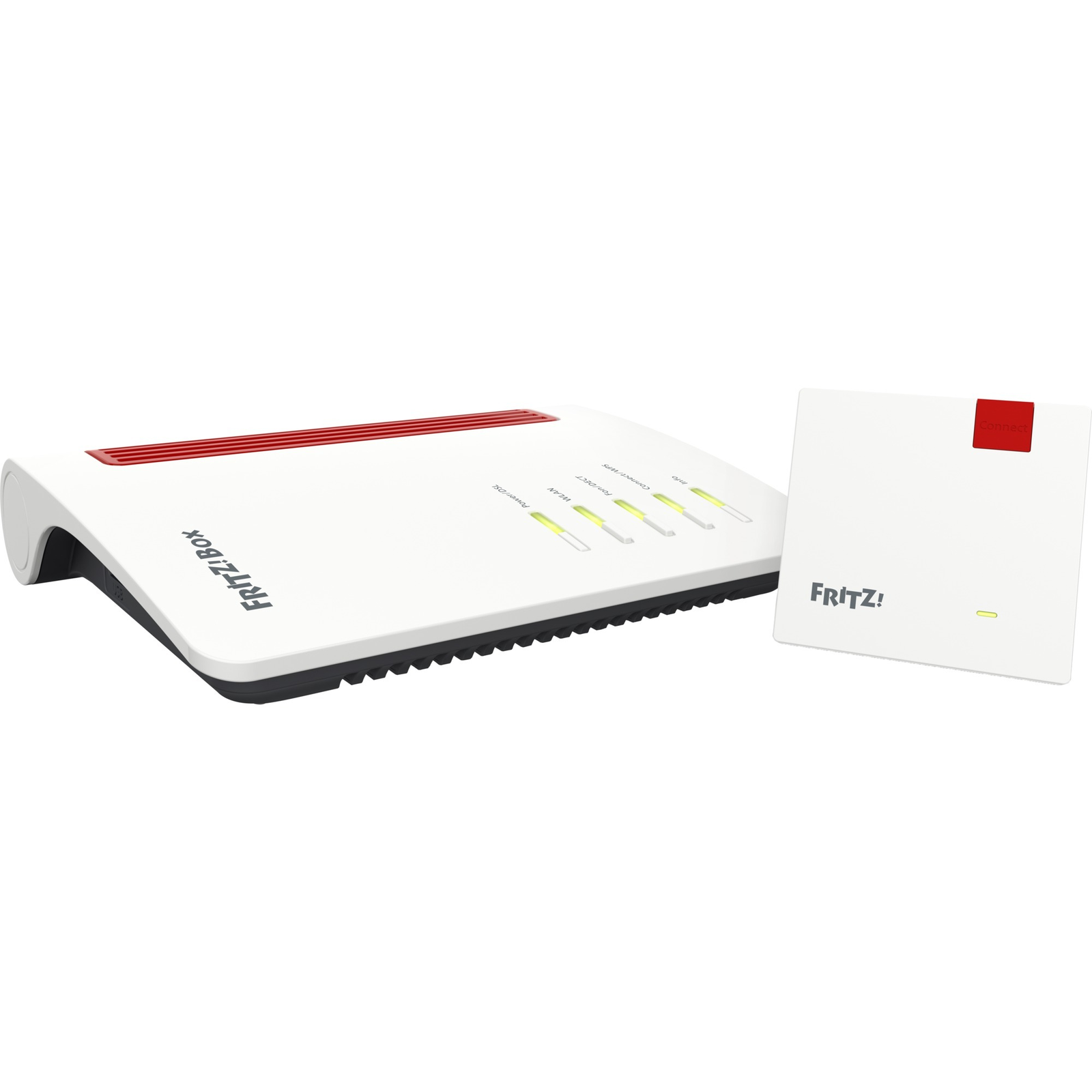 FRITZ! Mesh Set 7530 AX + 1200 AX Kétsávos (2,4 GHz / 5 GHz) Wi-Fi 6 (802.11ax) Vörös, Fehér 4 3G Belső (20003049)