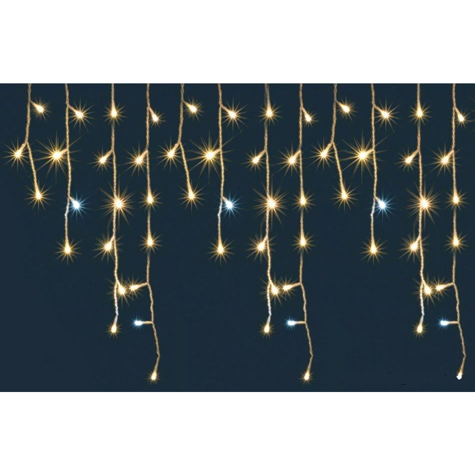 Somogyi KAF 600L 10M LED-es jégcsap Fényfüggöny sziporkázó IP44 10m meleg fehér (KAF 600L 10M)