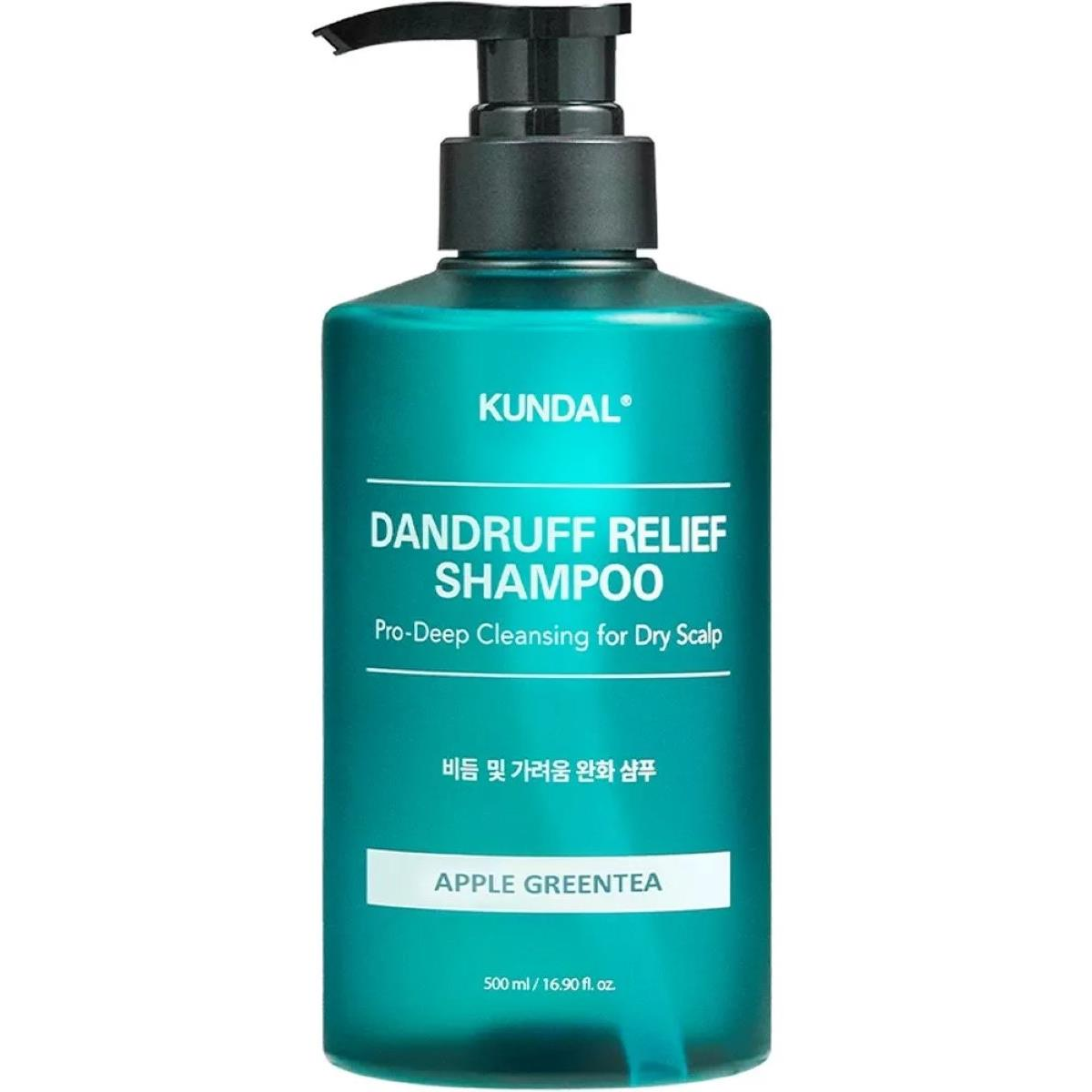 Kundal Dandruff Relief Shampoo Apple Green Tea - korpásodás ellen, 500 ml (8809809426958)