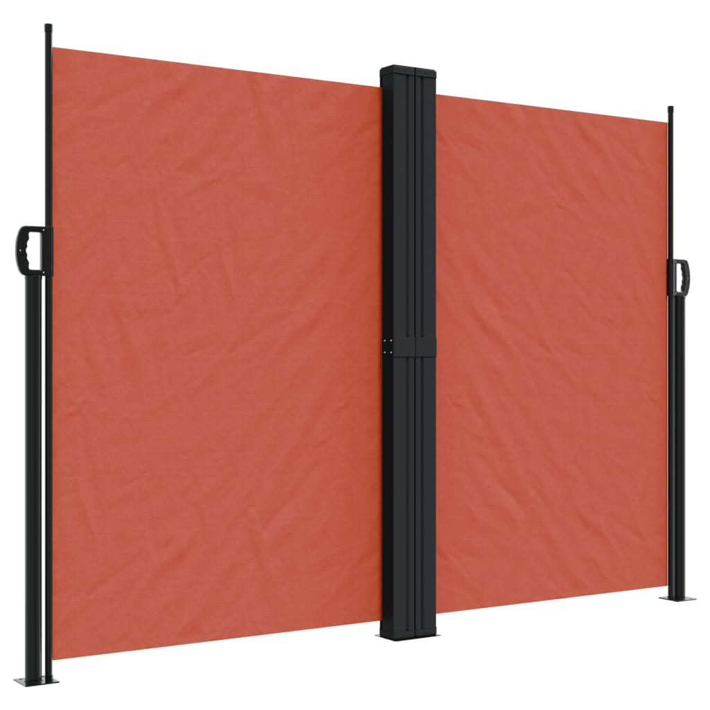 terrakotta behúzható oldalsó napellenző 180 x 600 cm (4004648)