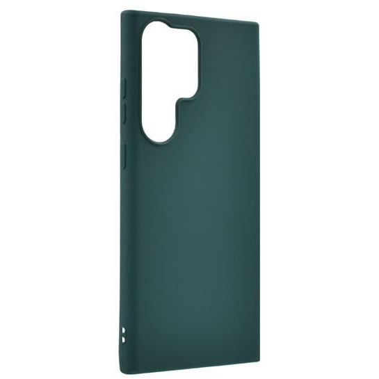 Gigapack Samsung Galaxy S23 Ultra (SM-S918) szilikon tok matt sötétzöld (GP-134854) (GP-134854)