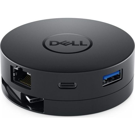 DELL DA300 Cablato USB 3.2 Gen 2 (3.1 Gen 2) Type-C Nero