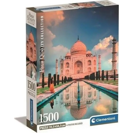 Clementoni High Quality Collection Taj Mahal Puslespil 1500 stk Landskab