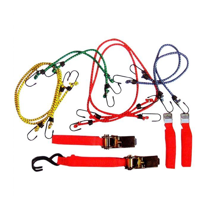 Topex Rakományrögzítő racsnis heveder készlet (12db) (97X206) (Topex 97X206)