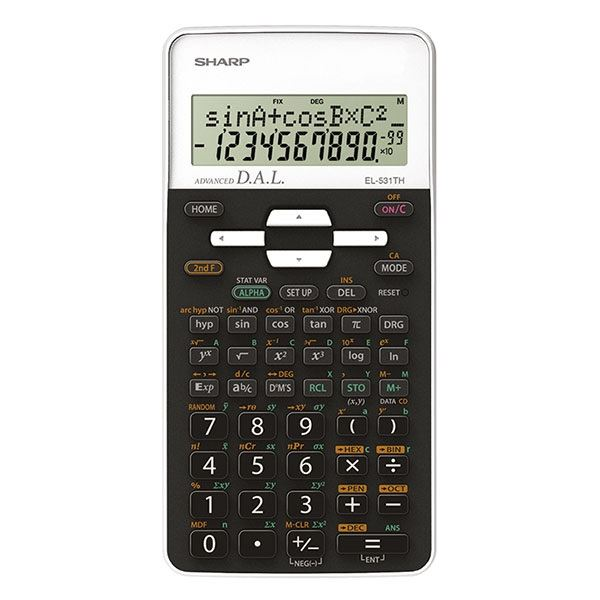 Sharp EL-531TH tudományos számológép fekete-fehér (EL531THBWG) (EL531THBWG)