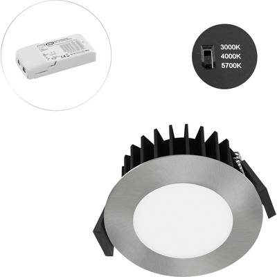 EVN L54D101325 EVN Lichttechnik LED-es beépíthető lámpa LED Fixen beépített LED-es 10 W Króm (L54D101325)