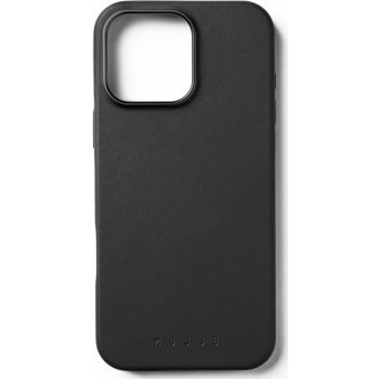 Mujjo iPhone 16 Pro Max Vegán Bőrtok - Fekete (MUJJO-CL-055-BK)