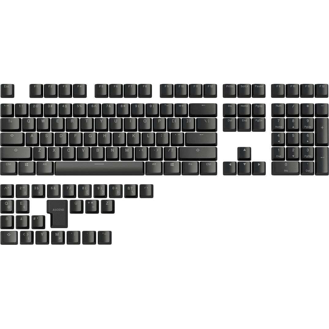 Glorious Gaming Doubleshot Keycaps V2 Billentyűzet kupak (GLO-KC-ABS-DEKIT-B)