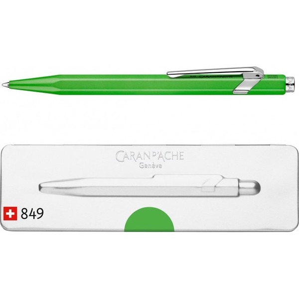  Caran d`Arche Długopis CARAN D'ACHE 849 Pop Line Fluo, M, w pudełku, zielony