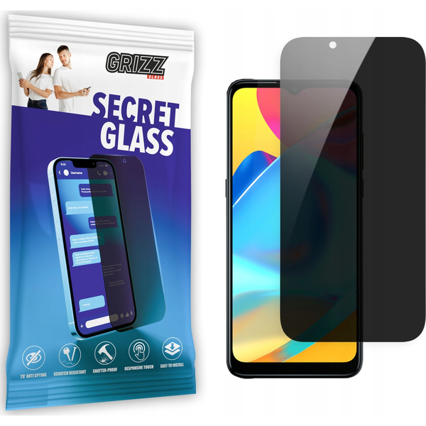  GrizzGlass Szkło prywatyzujące GrizzGlass SecretGlass do Coolpad Cool 20 Pro 5G